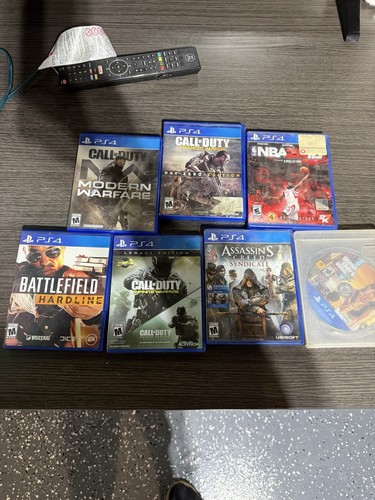 Ps4 console with games - with,