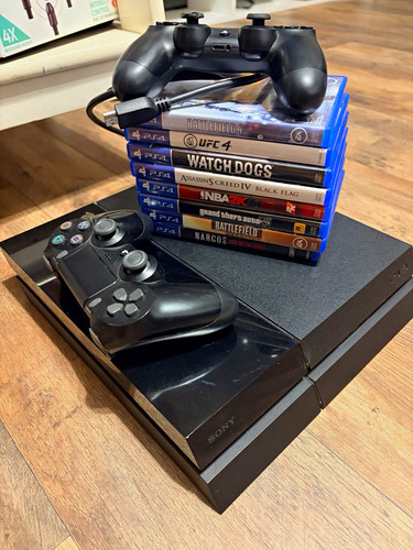 Sony playstation ps4 - 4, black